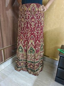 Bridal Lehnga With Stone And Zari Work