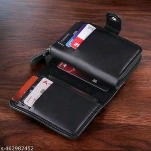 Slim Black Leather Wallet