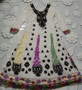 Ethnic Gown With Dupatta