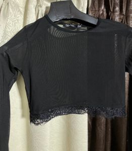 Black Long Sleeve Top