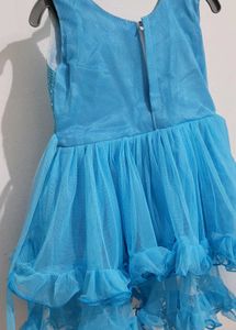 Sparkly Blue Tulle Dress