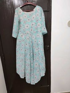 Floral Print Dress 🩵