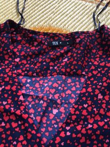 Heart Print Top