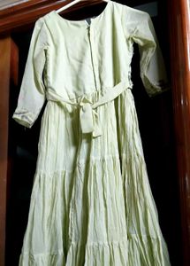 Elegant Green Dress with Jacket