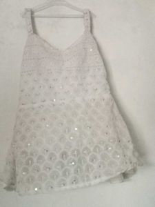 Short White Coloured Kurti For Ethnic Wear 🐻‍❄️🤍