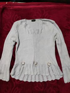 🌸 Cute Girl's Knitted Sweater