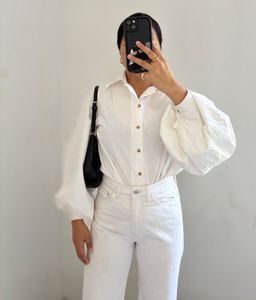White Button-Down Shirt