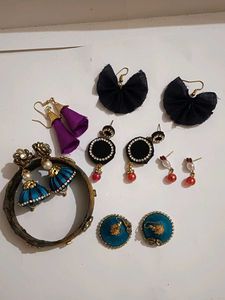Earrings &amp; Bangle Set