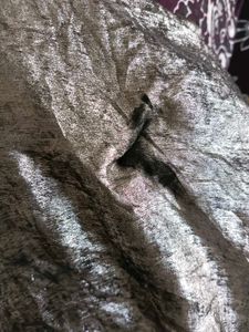 Zara Elegant Silver Maxi Slip Dress