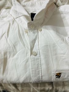 White Button-Down Shirt