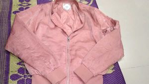 Chic Jacket Puffed Sleeves With Silver Chain