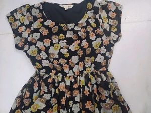 Floral Print Mini Dress