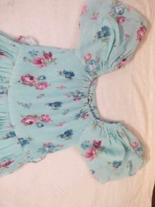 Floral Print Girls Dress (13 to 19 ) years