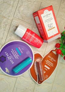 Combo Of Dot & Key Strawberry Sunscreen & Lipbalms