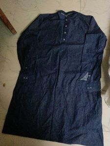 Denim Kurta