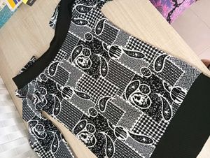 Black & White Patchwork Dress