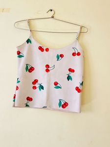 Cherry Print Tank Top