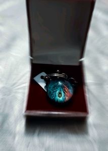 A Unique Keychain Type article Peacock Feather Des