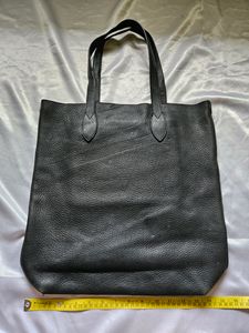BURBERRY black Learher Handbag
