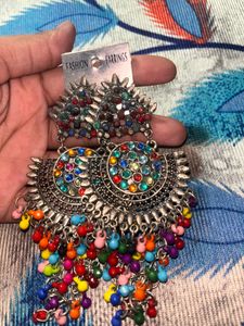 Colorful Statement Earrings