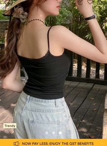 Cute Black Cami Top