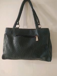 Unique Triangle Detail Tote Bag