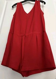 Red Playsuit