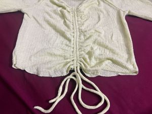 Green Puff Sleeve Top