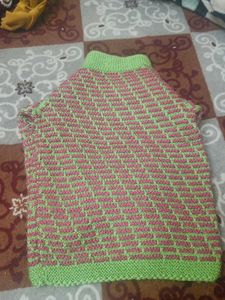 Sweater With Handmade Dhoti