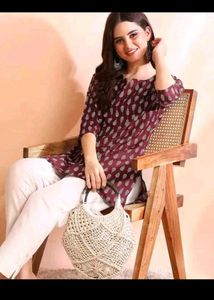 Elegant Printed Kurta