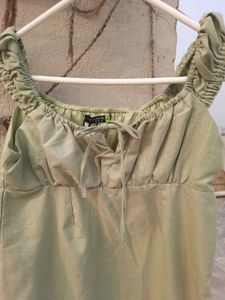 Sassafras Pista Green Dress Women