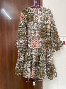 Floral Print Ruffled Dress Used Only Once