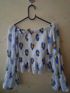 Blue Pinteresty Top