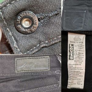 Black Levi&#39;s jeans (Low rise)