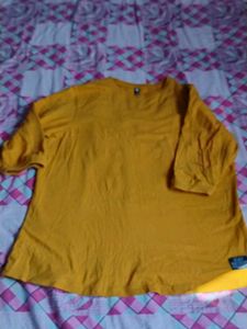 Mustard Long Sleeve Top