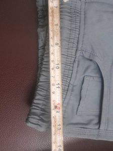 Striped Benetion T-Shirt and dark grey trouser