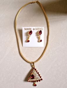 Necklace With Earrings