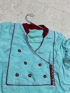 Sky Blue Kurti