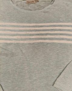 Imported Striped Long Sleeve Top