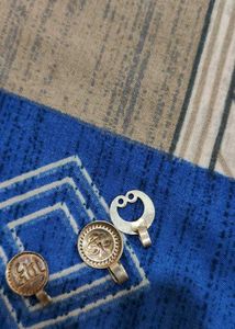 Vintage Silver Pendants (Set of 3)