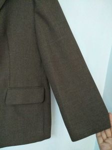 Brown Boxy Blazer