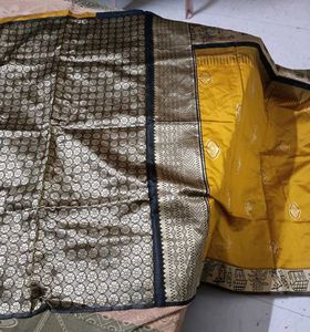 Elegant Yellow Silk Saree