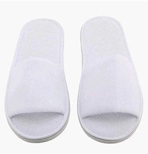 White  Slippers, Cotton Universal Size