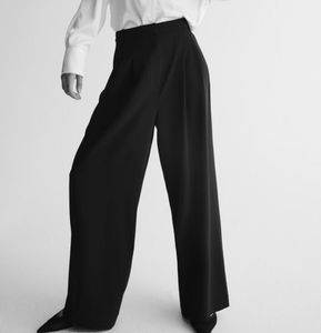 Black Wide Leg Trousers
