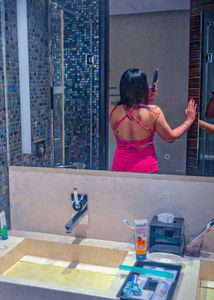 Hot Pink Bodycon Mini Dress