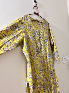Floral Print Kurta