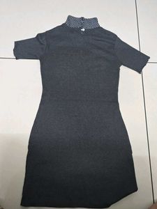 Gray Mini Dress