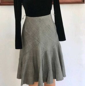 Checker Formal skirt