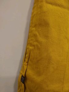 Yellow Cotton Pant