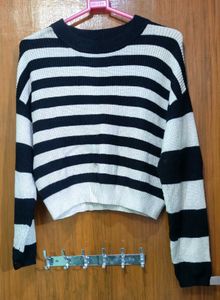 ZARA Striped Knit Sweater